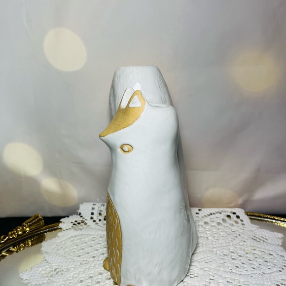 ANTHROPOLOGIE Bud Vase Fox Whimsical Stoneware - Picture 6 of 7